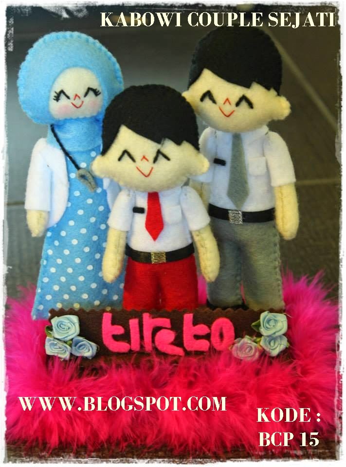 KADO WISUDA HADIAH ANIMASI UNIK BONEKA COUPLE JUAL FLANEL ...
