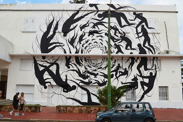 "Vortice" New Mural BY David De La Mano on the streets of Punta Del Este in Uruguay. 1
