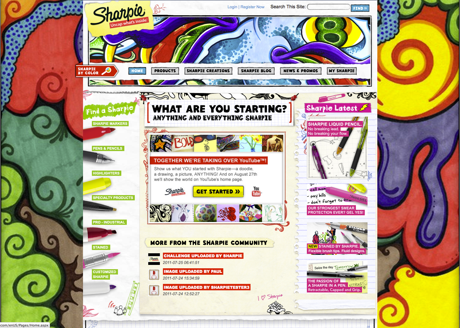 If It's Hip, It's Here (Archives) New Ad Campaign For Sharpie Markers