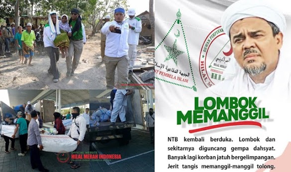 HRS Tetapkan Gempa Lombok "Bencana Nasional", Relawan FPI se-Nusantara Dikerahkan HRS Tetapkan Gempa Lombok "Bencana Nasional", Relawan FPI se-Nusantara Dikerahkan