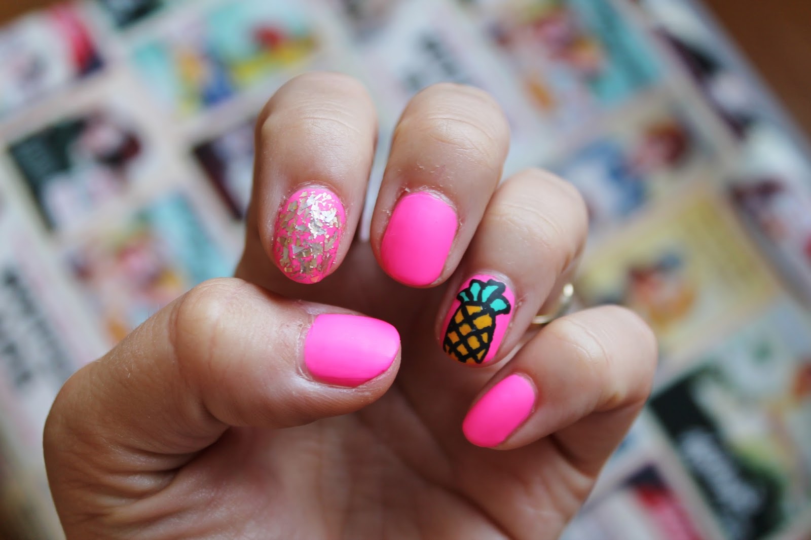 1. Pineapple Nail Art Stickers - 10 Sheets - wide 4