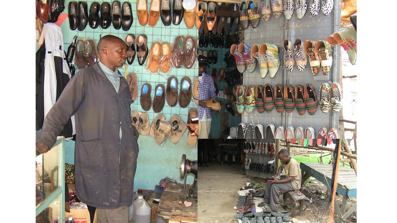 Young Men Earning A Living From Making Designer Shoes Thika Town