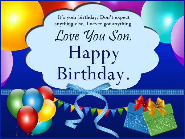 how to wish son on his birthday