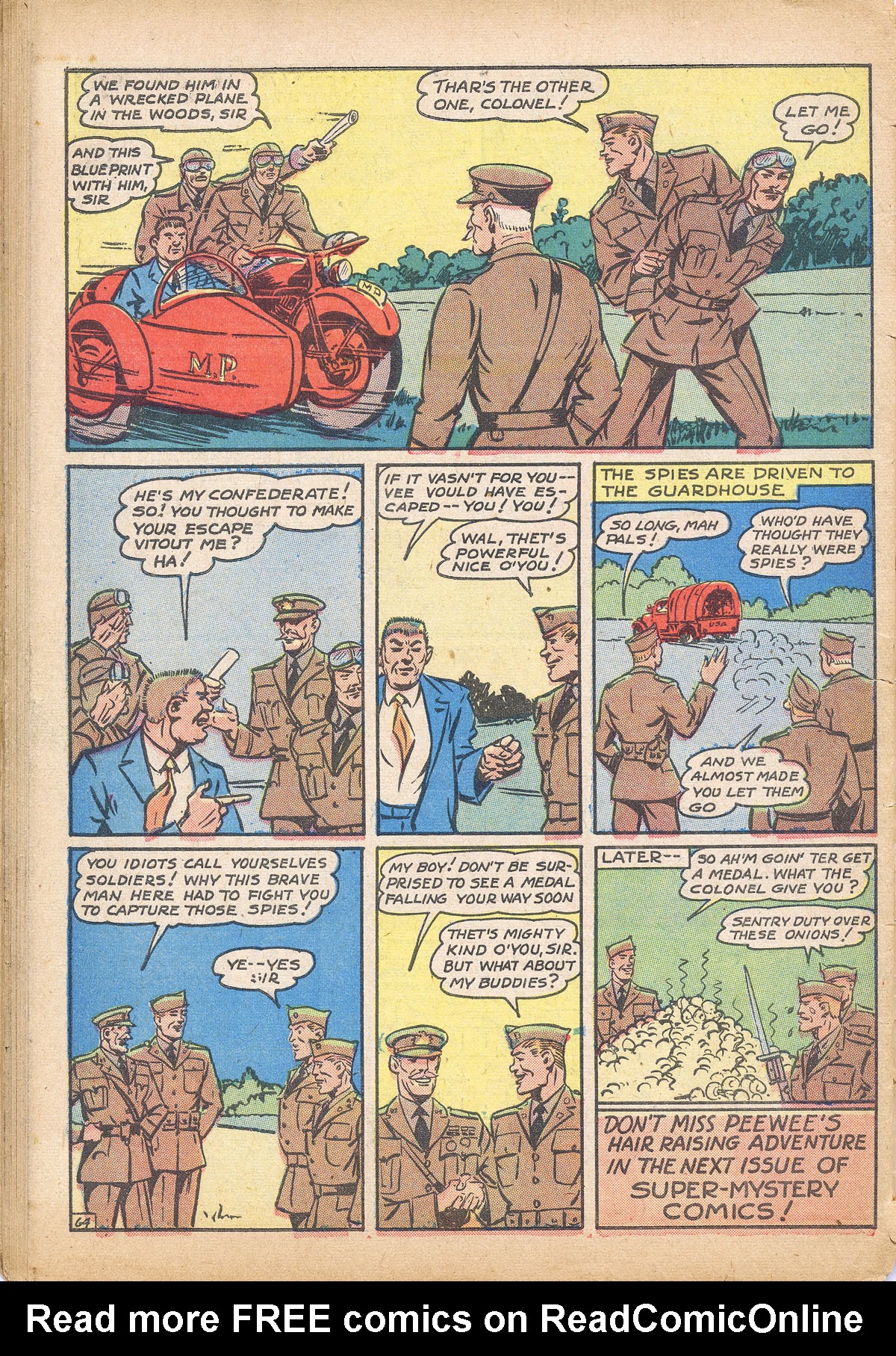 Read online Super-Mystery Comics comic -  Issue #11 - 67