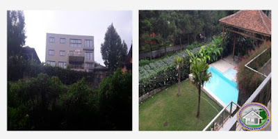 villa lembang dengan private pool murah