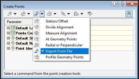 Beyond Civil3d Creating Points Along An Alignment By Specified