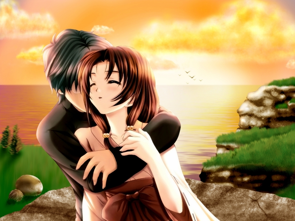 "sốt" 45+ Hình nền phim Anime Hôn nhau Tình yêu Lãng mạn Siêu lãng mạn