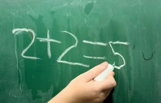 Two plus two equals five