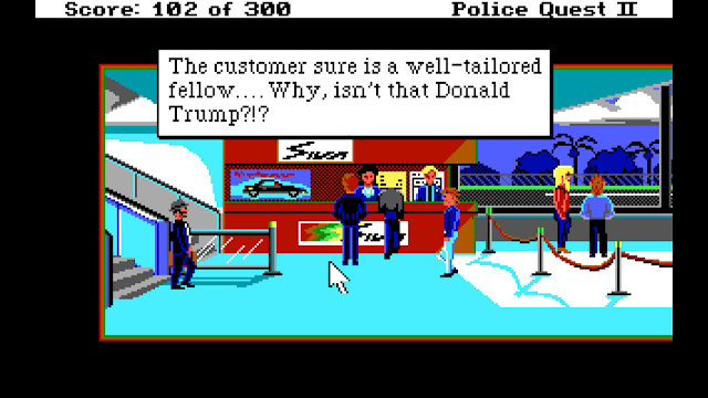 Screenshot from Police Quest II