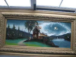 reverse glass painting mother pearl restoration fagan katelyn nature