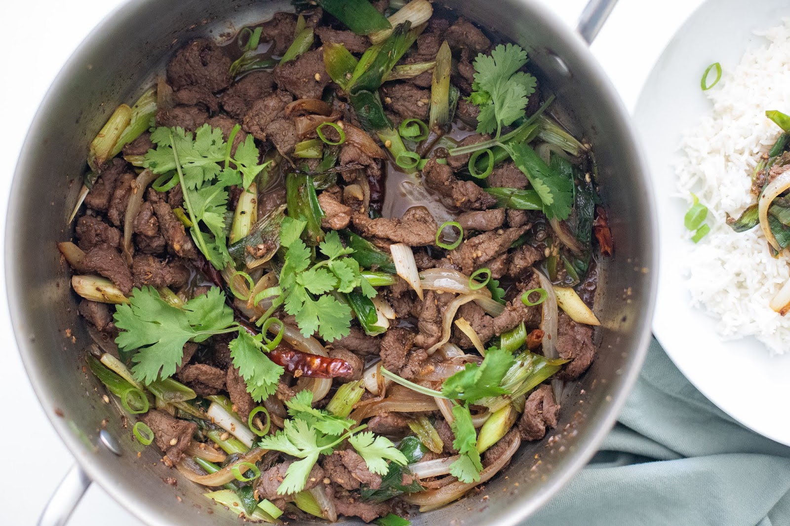 Cumin Lamb & Scallion Stir Fry