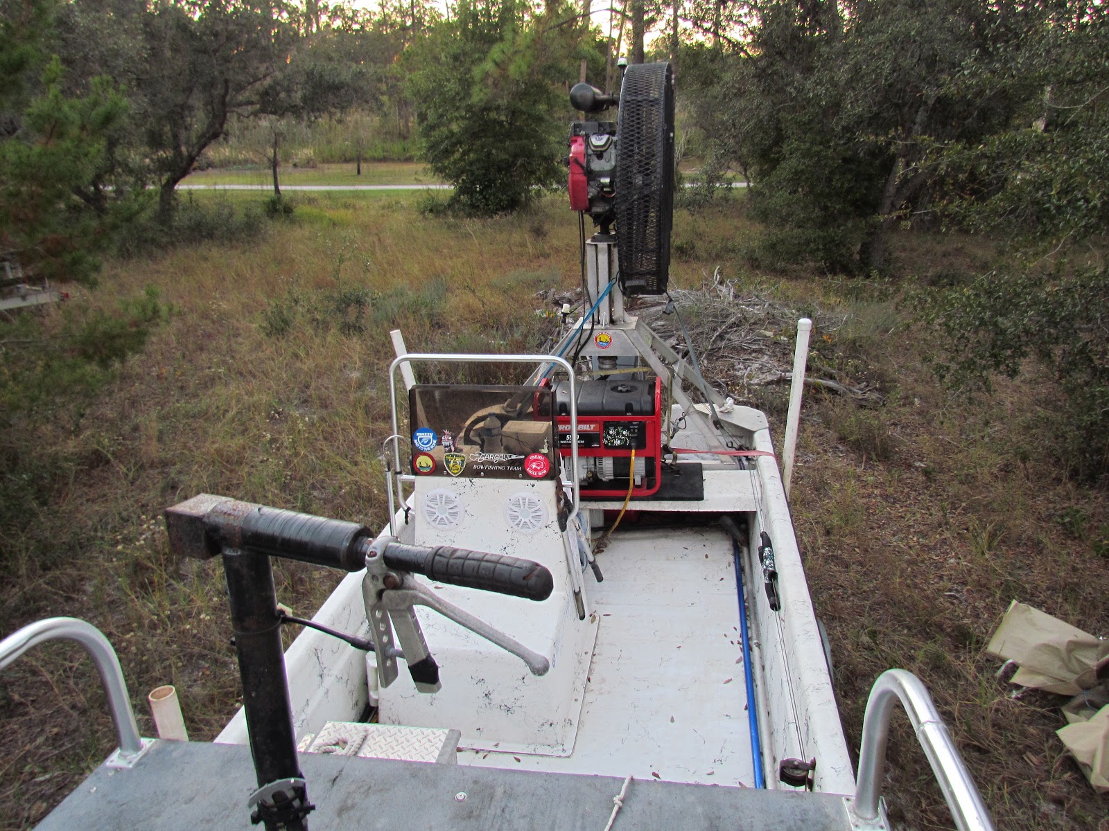 The Hunting Company Worldwide Hunting and Film Bowfishing Boat For