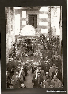 Bajada del Cristo en Candelario Salamanca