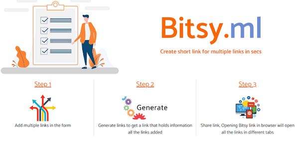 Bitsy.ml 幫多個網址建立單一連結