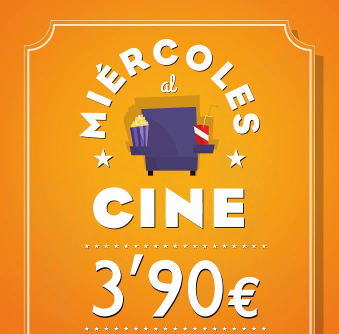 Los miércoles al cine. Cine a precios razonables | Wednesdays at the cinema. Cinema at a reasonable price