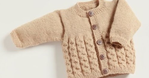 Beautiful Skills - Crochet Knitting Quilting : Knitting Baby Cardigan ...