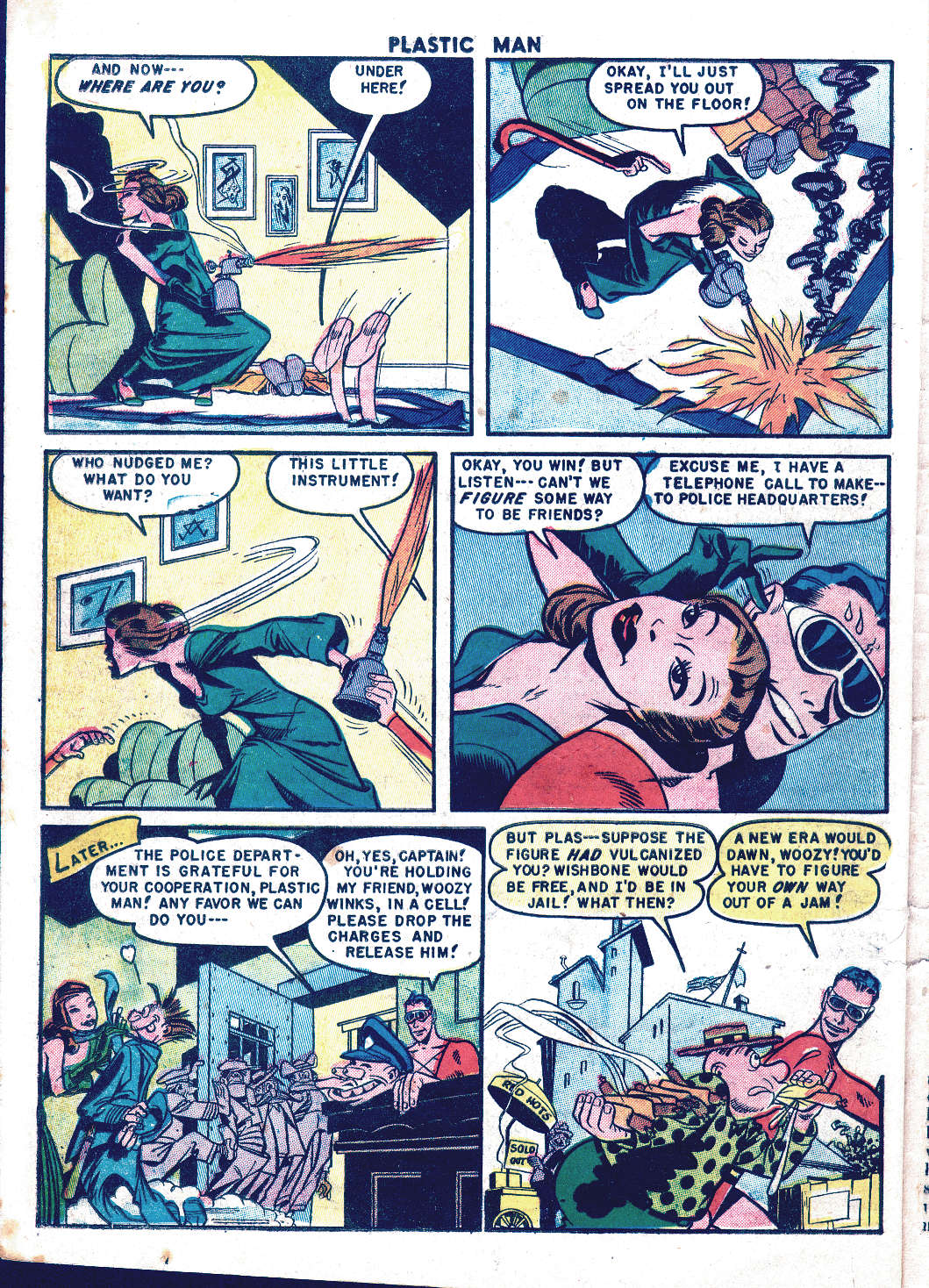 Read online Plastic Man (1943) comic -  Issue #49 - 24