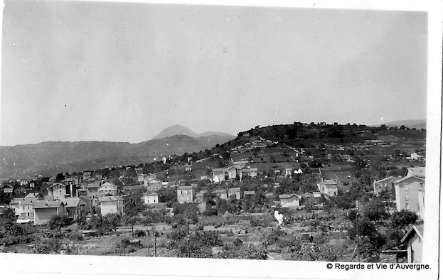 Photo ancienne noir et blanc de Clermont-Ferrand en 1931.