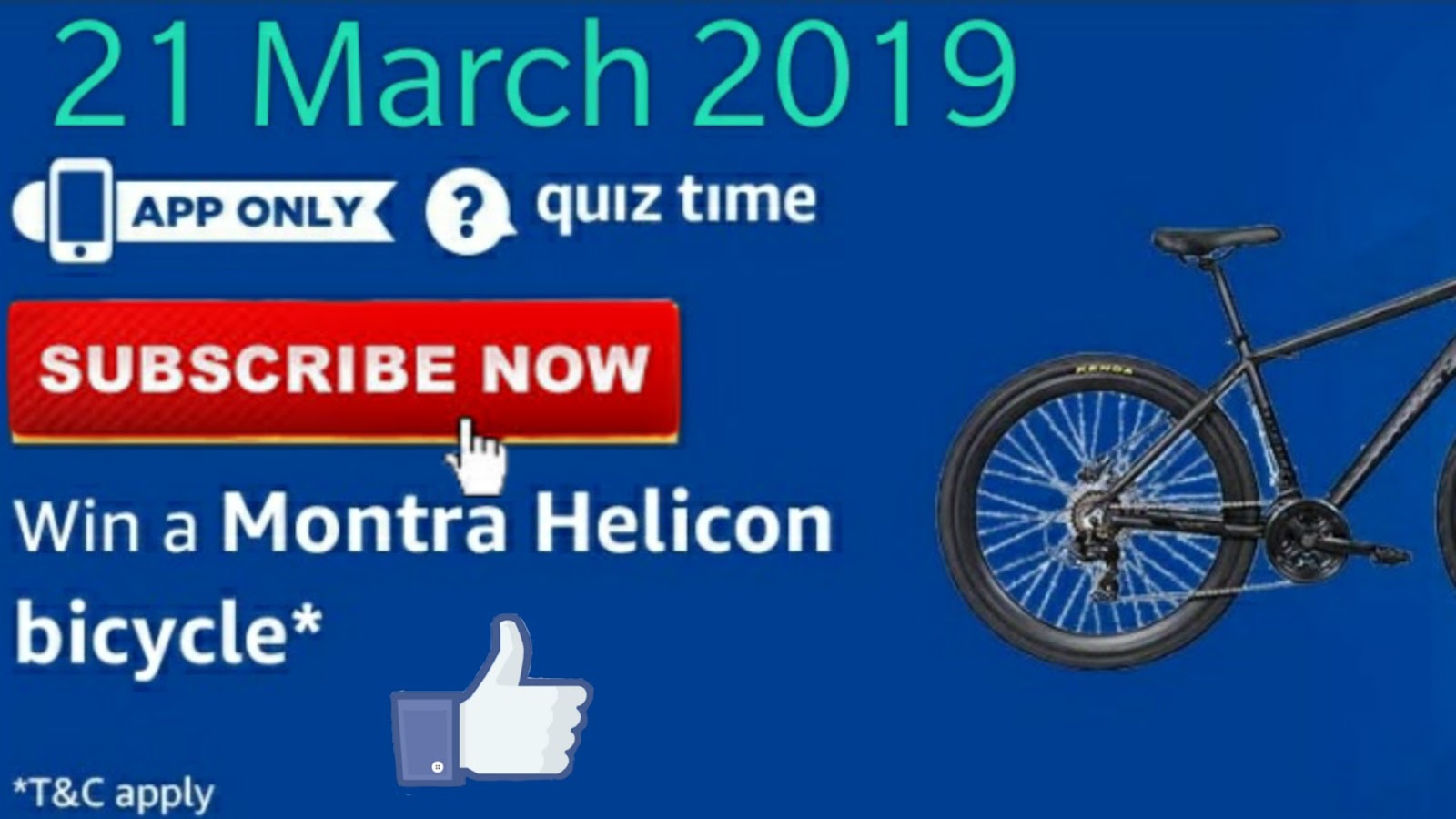 amazon quiz montra helicon bicycle