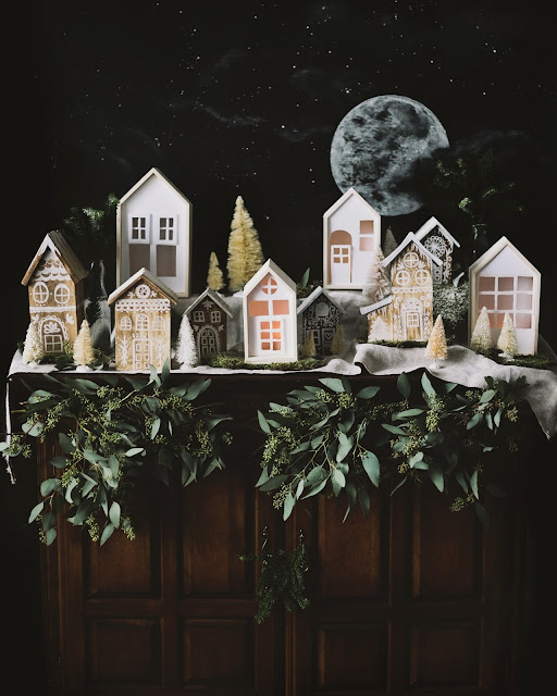 Modern Christmas Village THE PARTY PARADE