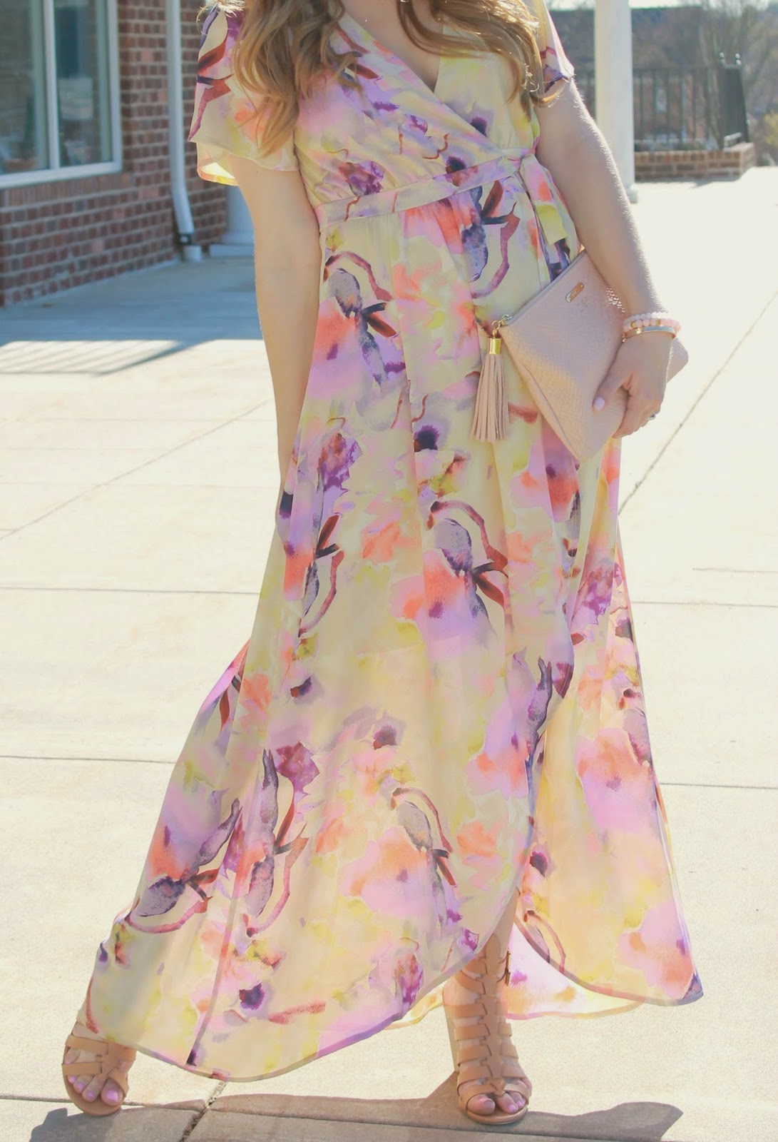 Wrapped In Maxi Florals | The Dainty Darling