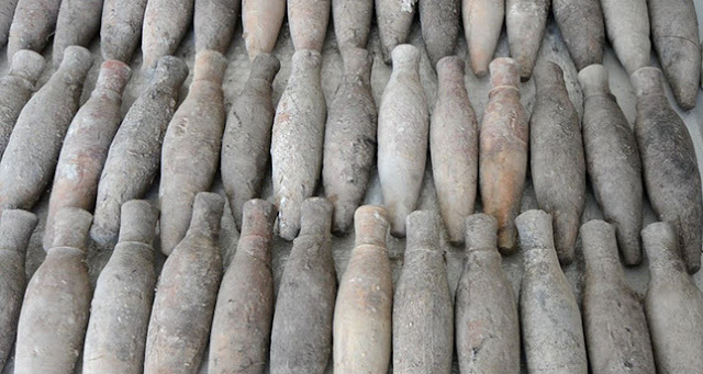 Byzantine medicinal bottles found in ancient Greek town of Bathonea
