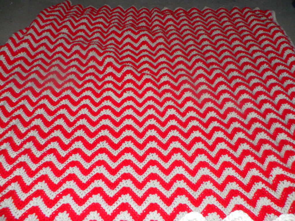 Sweetheart Ripple Afghan Finally Finished