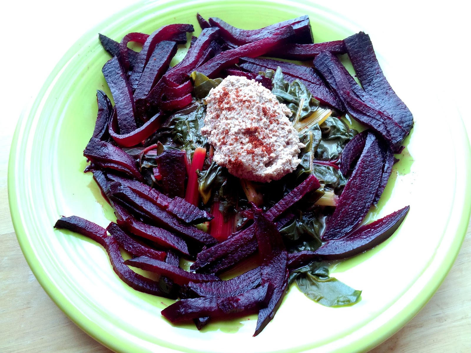 Roasted Beets with Raw Walnut Cream Cheese (Vegan, GlutenFree)