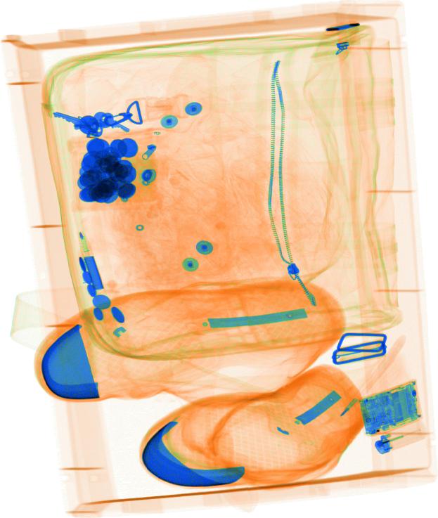 joedeburca Scanned luggage implied movement.