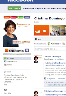 Cristina Domingo en campanya