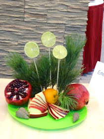new year fruit arrangement japanese style