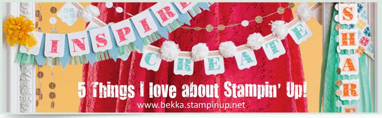 5 Things I love about Stampin' Up! UK