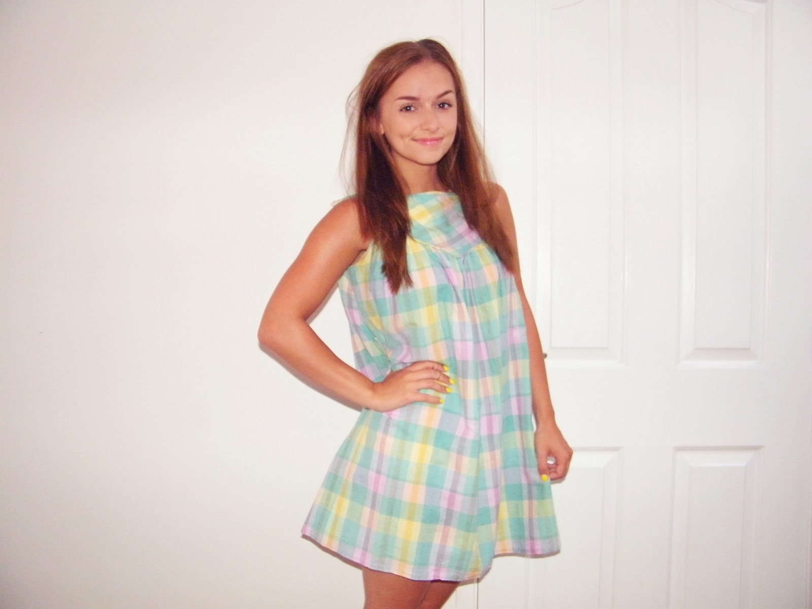 OOTD Vintage Pastel Dress Thumbelina Lillie