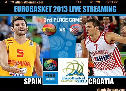 EuroBasket 2013 LIVE STREAM; Spain vs Croatia