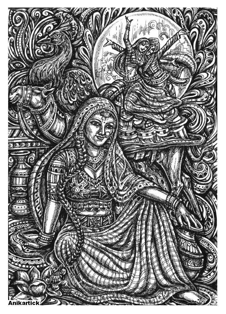 Art Drawing Illustration Painting Sketching Anikartick