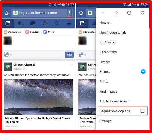How To Access Facebook Desktop View On Phone