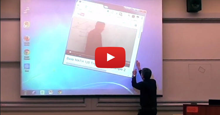 Math Professor pranks students with awesome video presentation