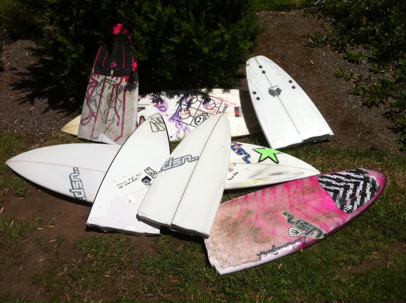 1000 Surfboard Graveyard 250 Halves = Quarter of the way...