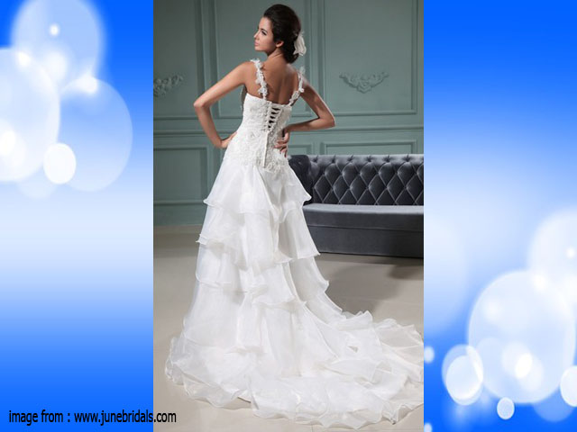 gaun pengantin desain splits