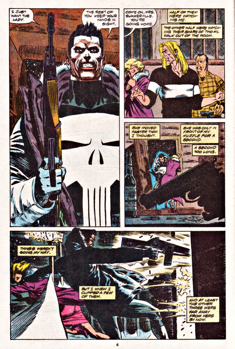 Read online The Punisher (1987) comic -  Issue #49 - Death below Zero - 6