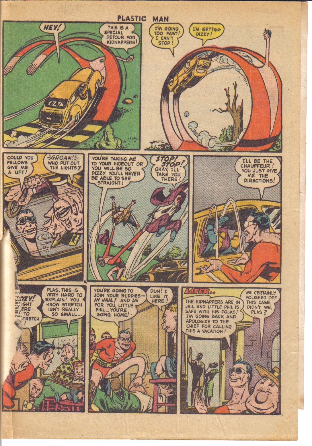 Read online Plastic Man (1943) comic -  Issue #33 - 33