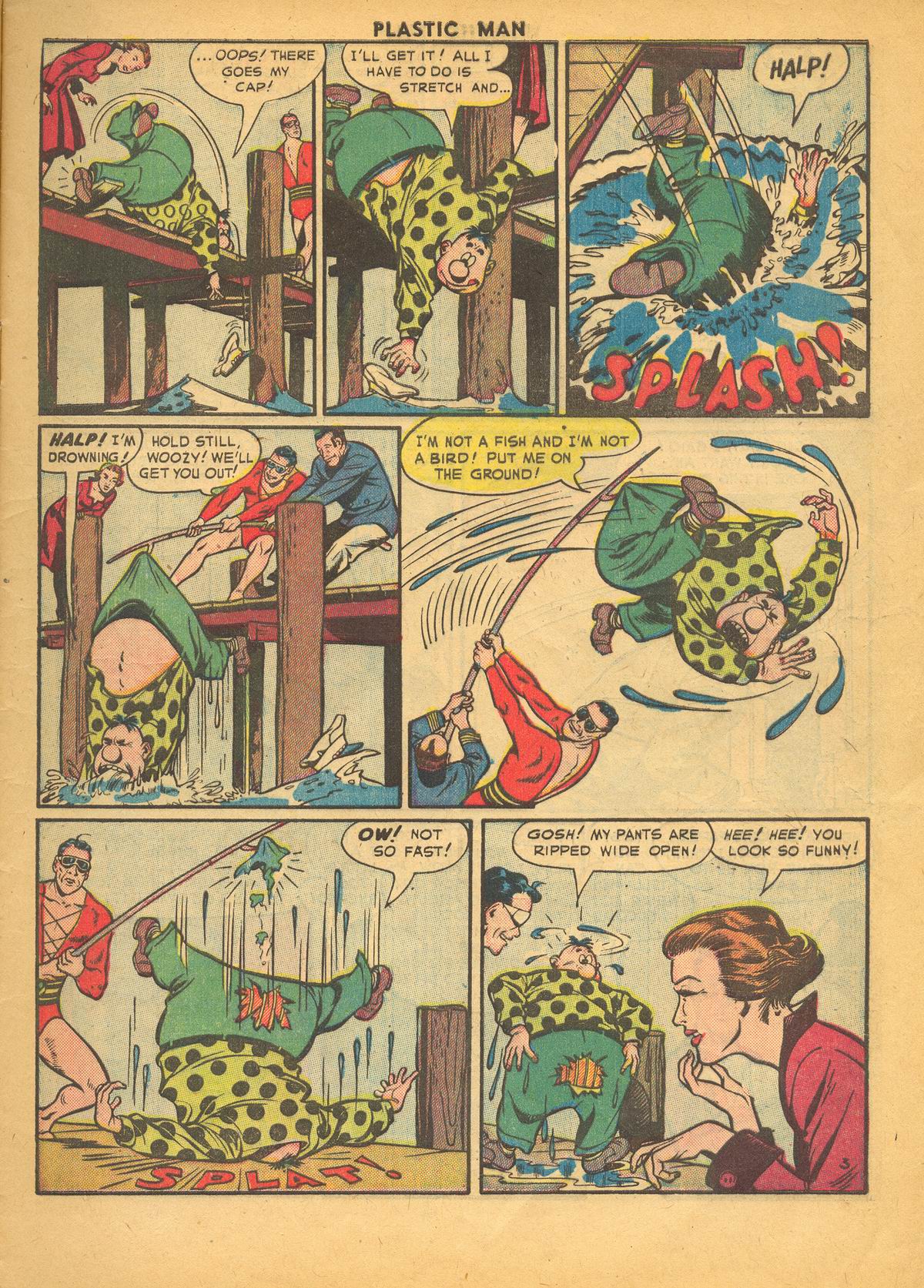 Read online Plastic Man (1943) comic -  Issue #34 - 5