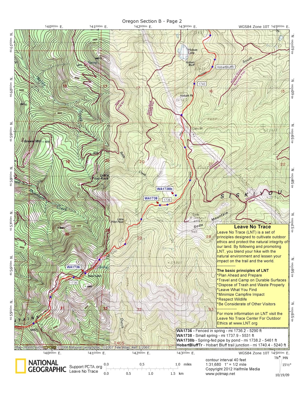 into the wild oregon MapsCalifornia to Home in BendPilot Rock (m1732