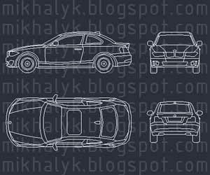 Car Plan View Autocad Autocad Design Pallet Workshop