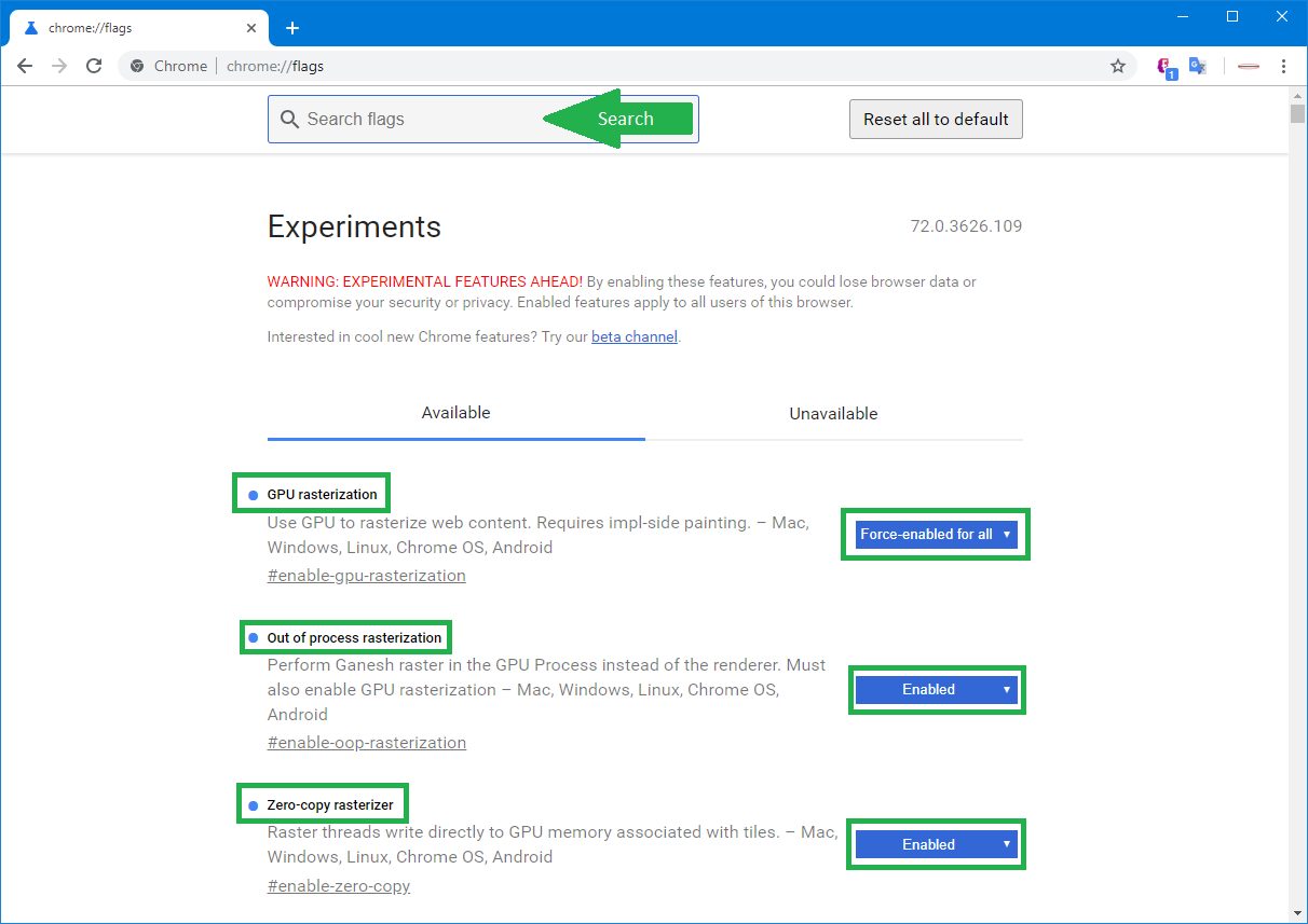 Maximize Google Chrome GPU Performance on Windows 10