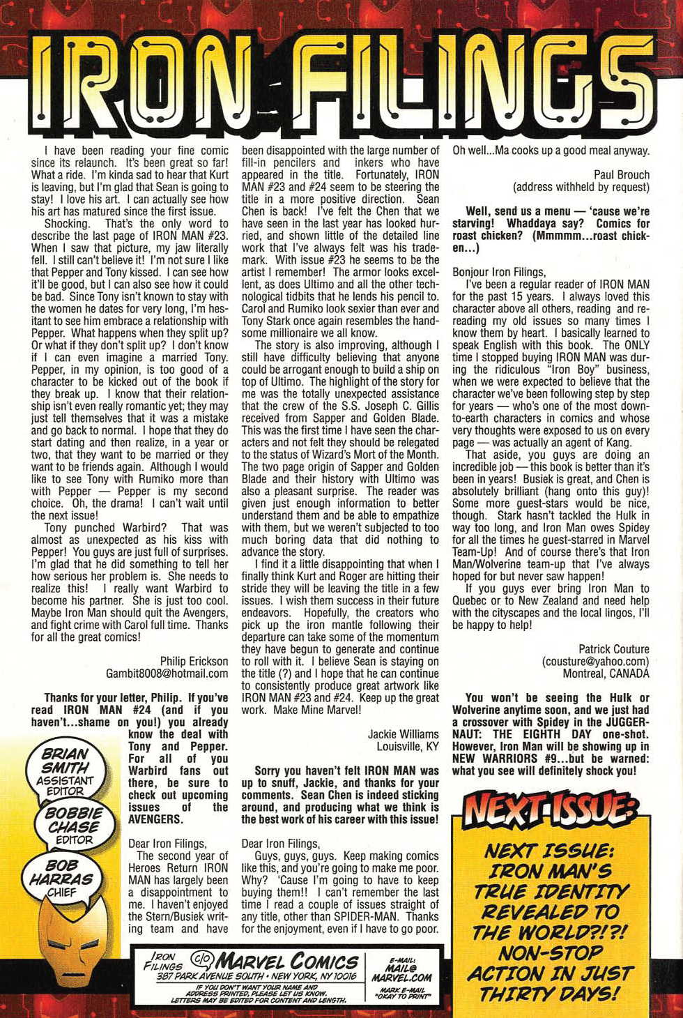Read online Iron Man (1998) comic -  Issue #26 - 32