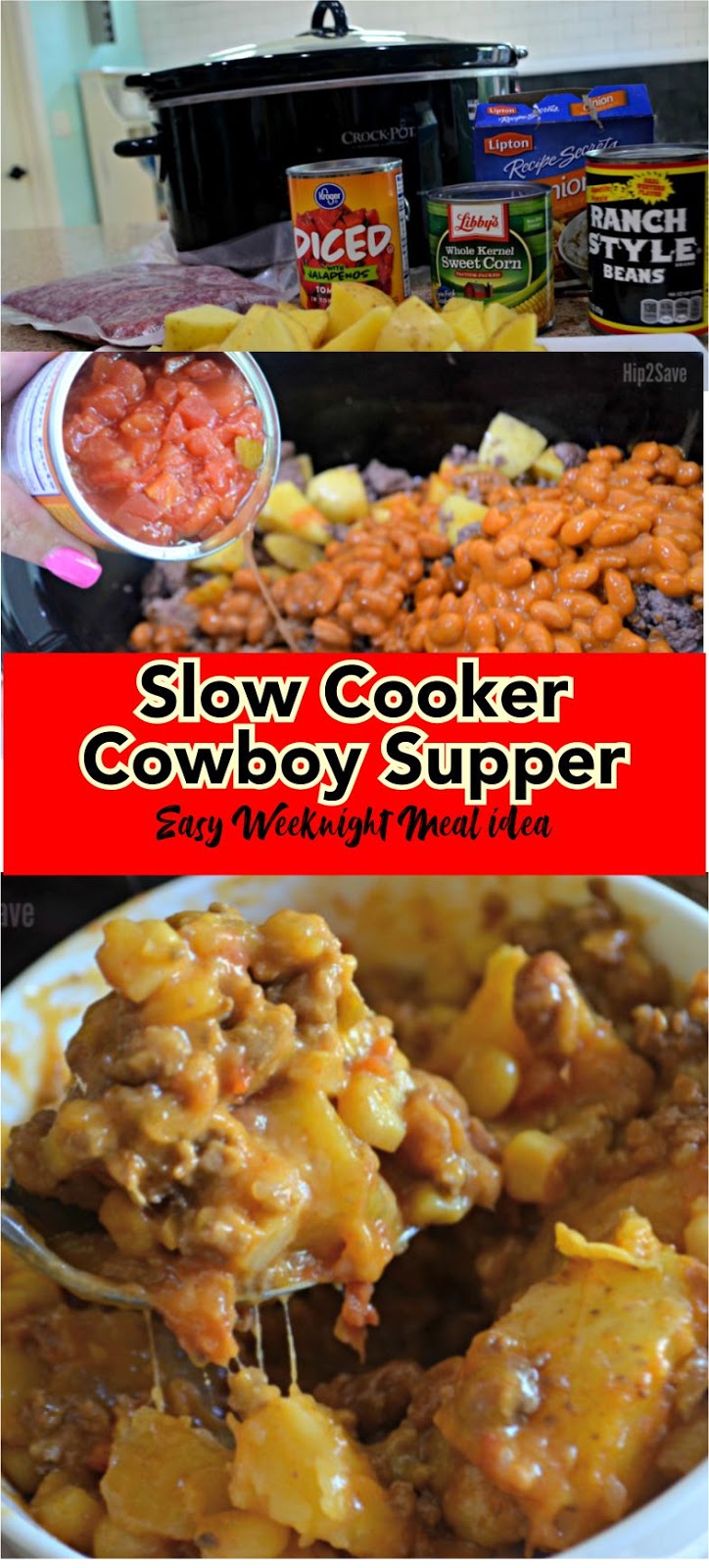 Slow Cooker Cowboy Supper (Easy Weeknight Meal idea) Recipe Spesial Food