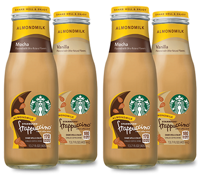 Starbucks Offers New Bottled Frappuccino with Almond Milk Line