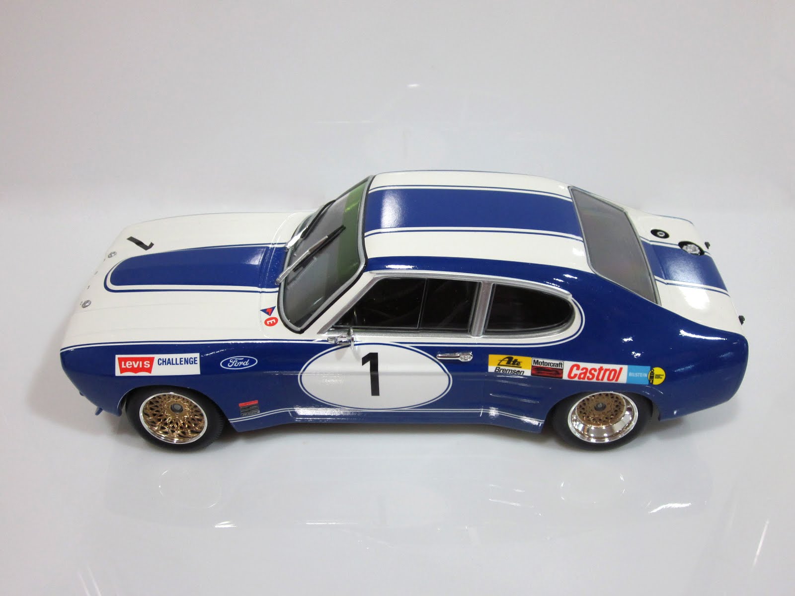 Ford Capri RS 2600 #1 D. Glemser Ganador en BRNO. ETC - 1972 - Minichamps