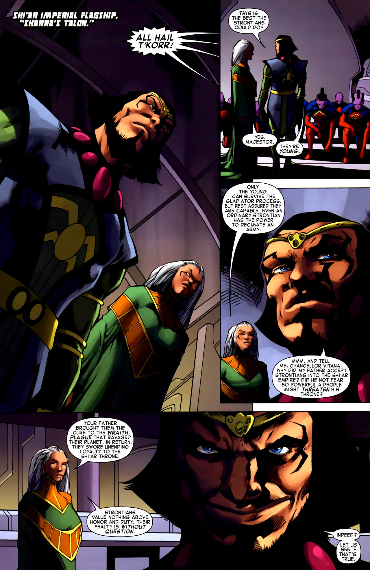 Read online War of Kings: Warriors comic -  Issue #1 - 9